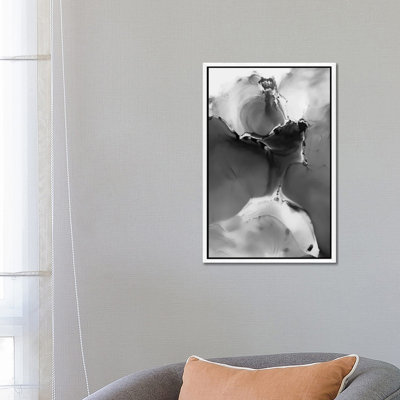 Grey Storm by LouLouArtStudio - Print on Canvas