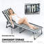 Fauteuil de bronzage, chaise longue pliante d'extérieur-1041997647