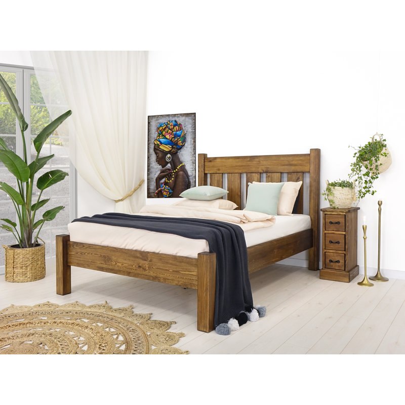 Brouwer Solid Wood Bed, European Double (140 x 200cm)