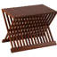 Tabouret d'appoint pliant en bois massif Brecksville