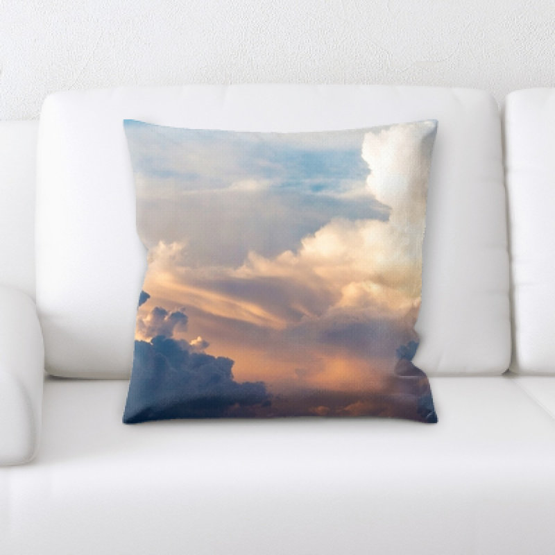 Mcclain Clouds Throw Pillow