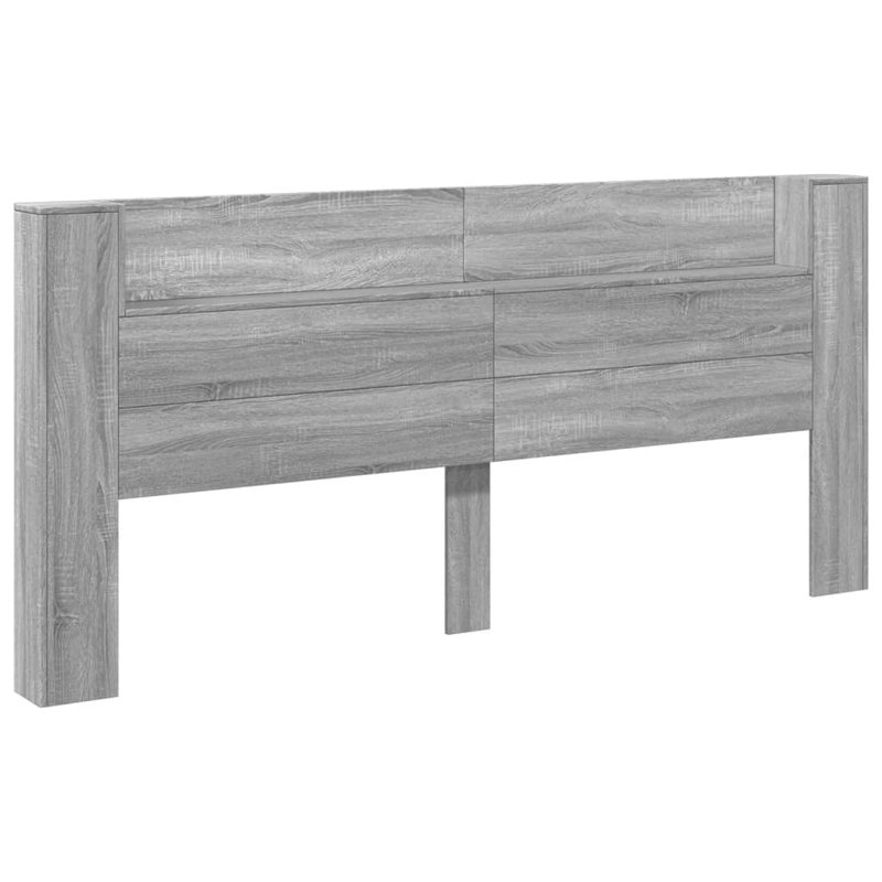 Chezkel Headboard, Grey Sonoma, Extra Large Double - 200 x 220 cm