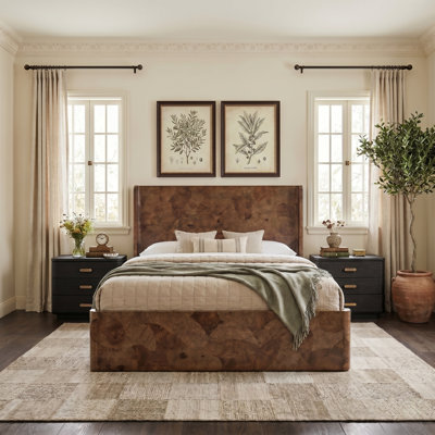 Heirloom Marquetry King Bed