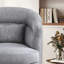 Fauteuil demi-tonneau pivotant de 29 po de largeur avec coussin lombaire-1565027378