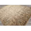Tapis Oushak en laine beige pâle, noué à la main, style transitionnel, 2,44 m x 3,05 m