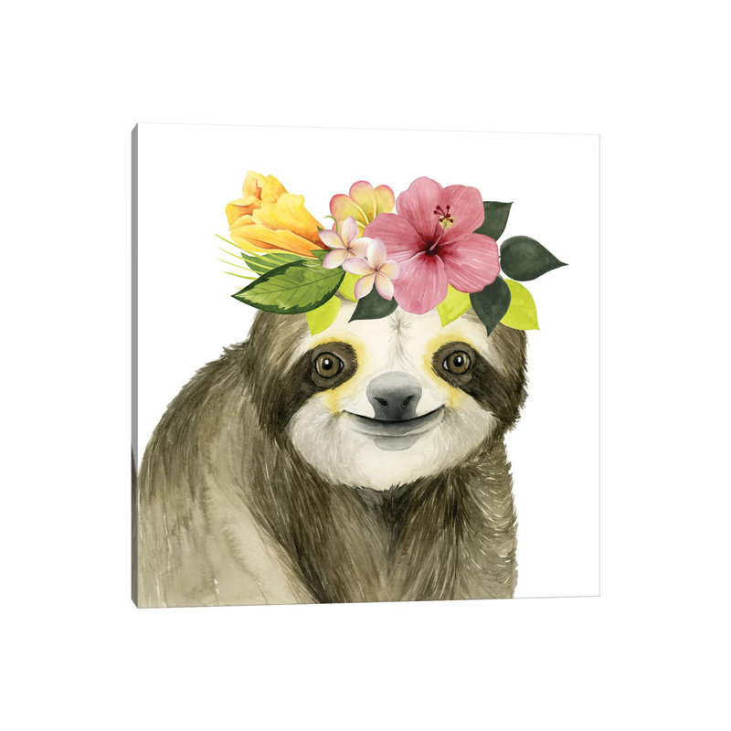 Tropical Halo VIII by Grace Popp - Wrapped Canvas Gallery-Wrapped Canvas Giclée, 45.72 cm H x 45.72 cm W