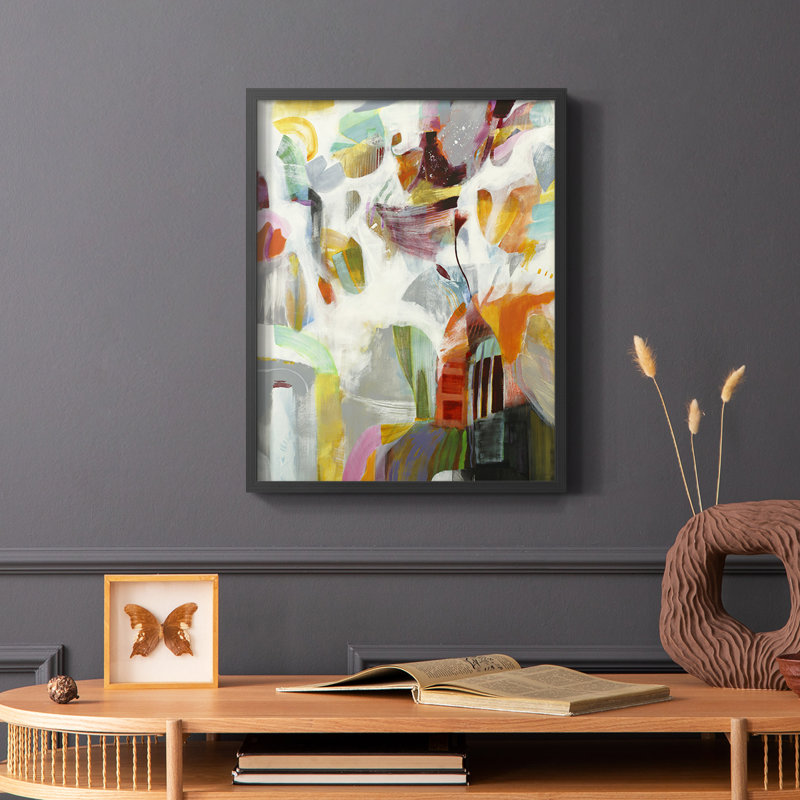 Renewal, reproduction encadrée - bois massif, Noir, H 14 po x l 11 po