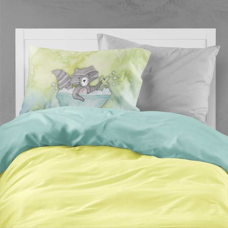 Taie d’oreiller de bain raton laveur