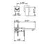 Modern Wall-Mounted Single-Handle Bathroom Faucet – Solid Brass, CUPC Certified, Water-Saving, Contemporary Vanity Sink Faucet