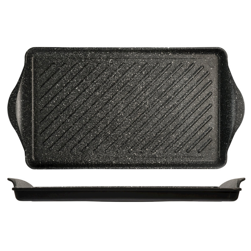 30cm Aluminium Grill Pan / Griddle Set