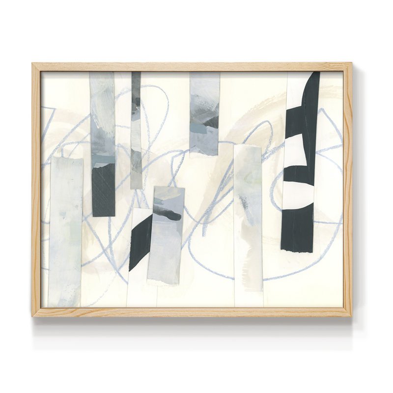 Ice Twine II -Framed Print - Restickable, 8" H x 10" W, Natural