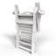 Chaises d'extérieur d'extérieur résistantes aux intempéries en PEHD pliable avec porte-gobelet-108075629