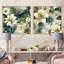 Winterton - Ensemble de 2 collages floraux carrés-101857677-101857680