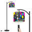 Lampe sur pied Arc avec abat-jour réglable Graffiti Cat Music Black Cat