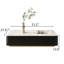 Table basse beige en faux marbre-2077818851