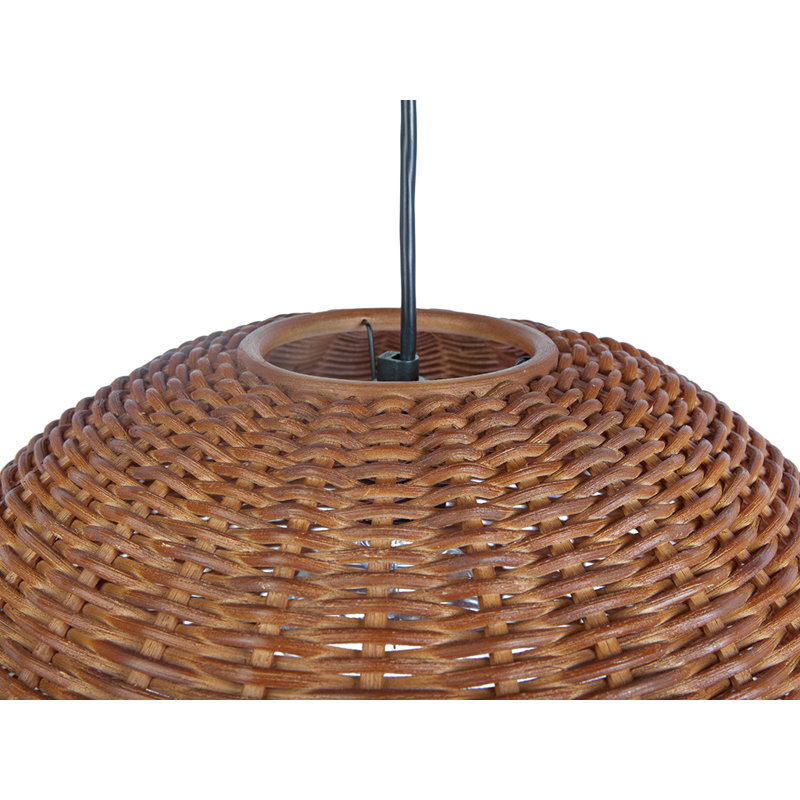 Hatsu 1 - Light Single Pendant, Rustic Brown