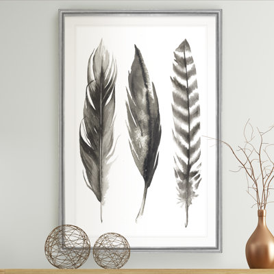 " Watercolor Feathers I "