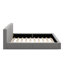Grand lit tapissier au sol en velours-1636431982