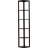 Archibald Corner Bookcase with Wood Shelves for Small Spaces and Home Office Storage