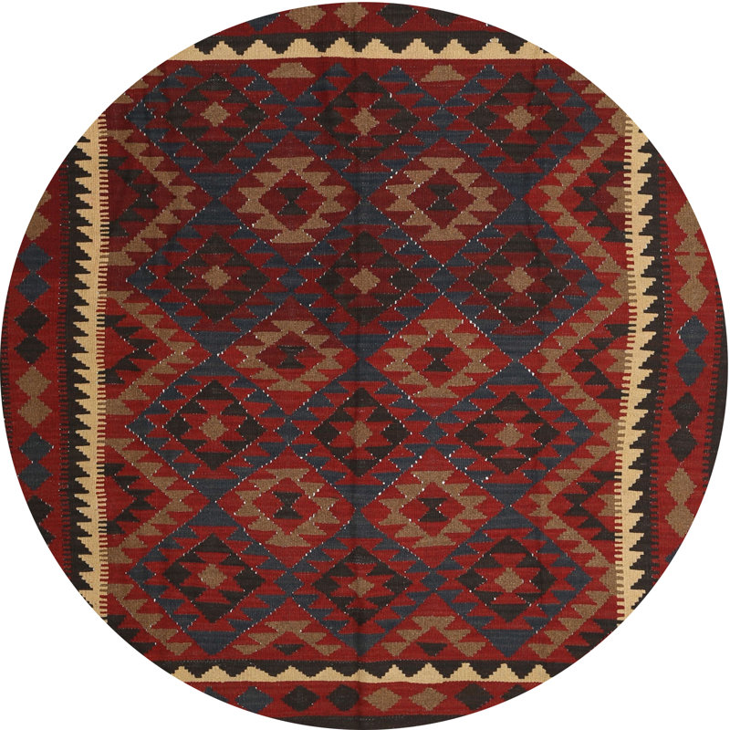 Southwestern Indoor Rug, Round 7'