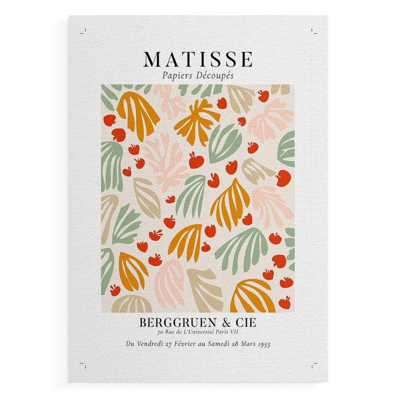 Matisse Lxxxix, reproduction encadrée - reproduction de toile seulement - non encadrée, H 48 po x l 32 po