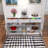 Farmhouse Sideboard With 3 Drawers & 4 Doors,59.1" Multi-Functional Storage Buffet With Adjustable Shelf And Open Storage Compartments,White-705939543