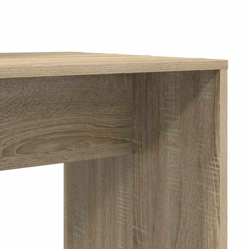 Desk 138.5 X 55 X 143 Cm Engineered Wood, Sonoma Oak