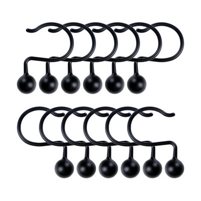 Ball Steel Shower Curtain Hooks