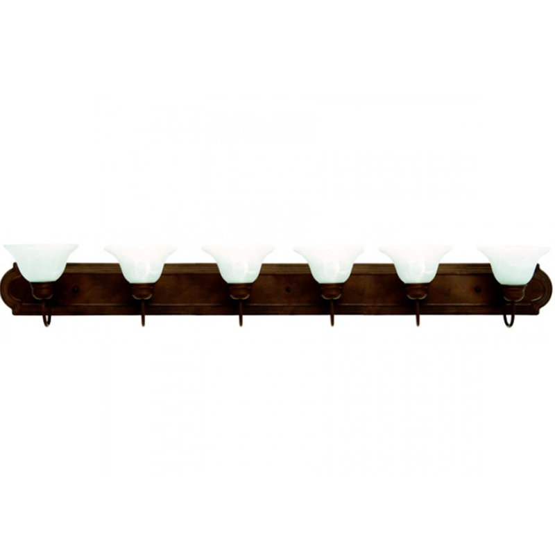Quast 6 - Light Vanity Light, Dark Brown