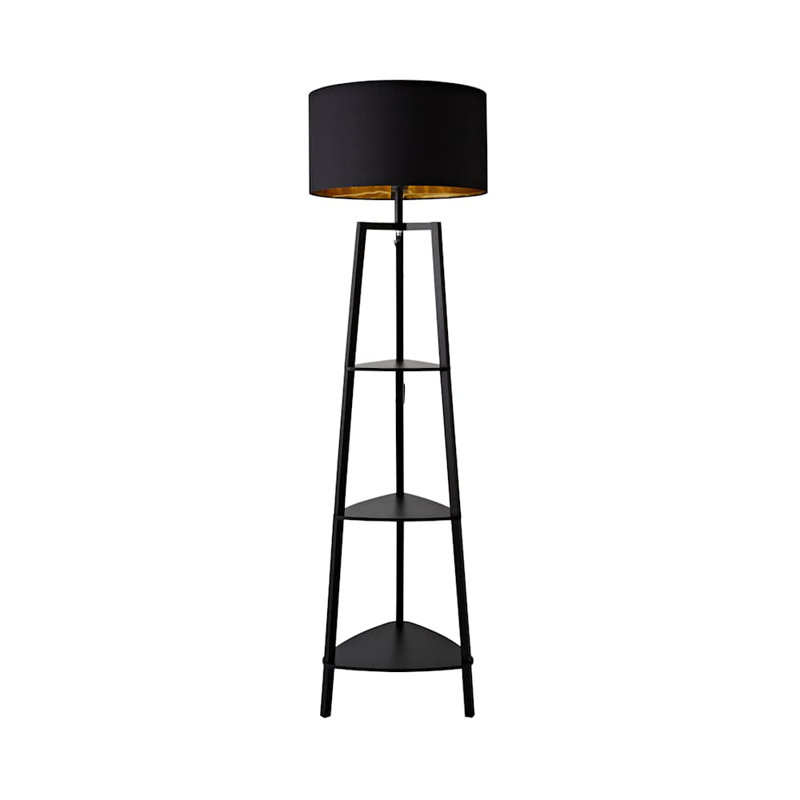Aidrian 155cm Tripod Floor Lamp, Black, Yes, Black