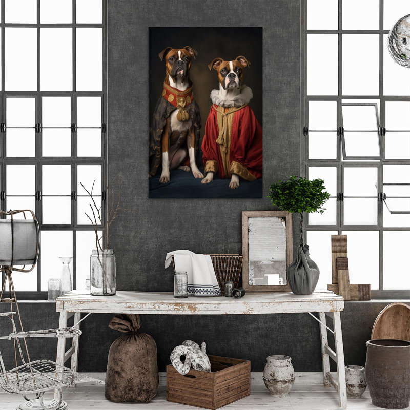 Beechum " Boxer Dog ", 14" H x 11" W x 1.25" D