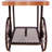 Kendig Industrial 28"L End Table with Storage in Oak and Antique Gray