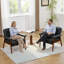 Fauteuil d'appoint en similicuir l 26 po