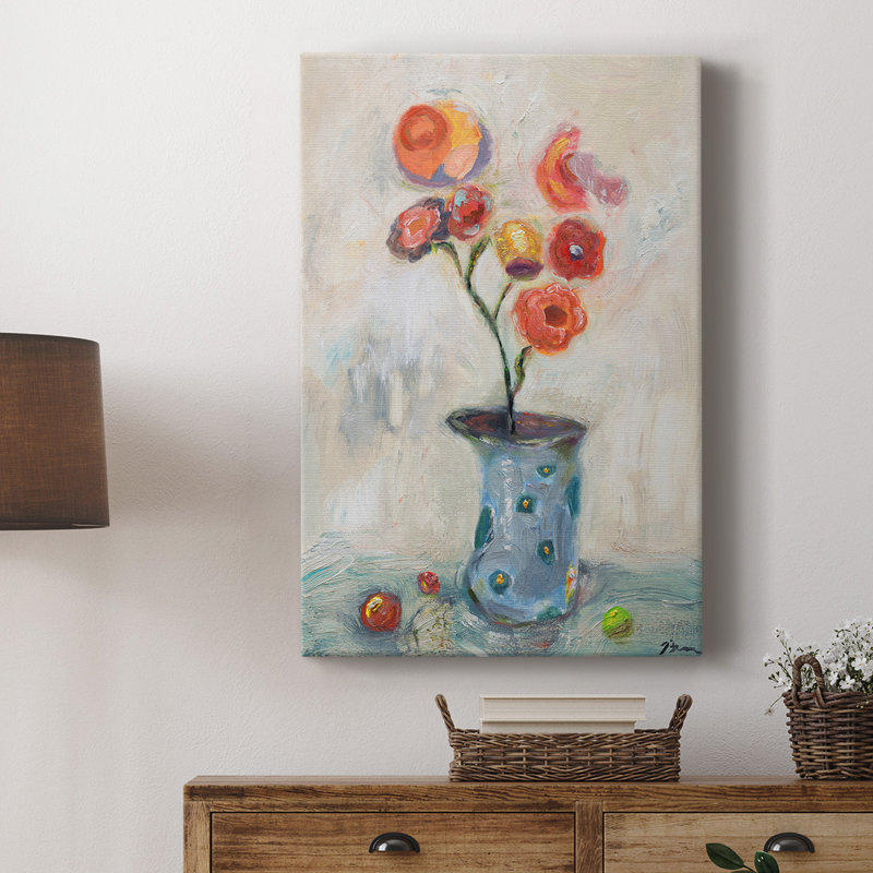 Fruit de la vie, toile tendue avec châssis de qualité supérieure - prête à être accrochée, H 18 po x l 12 po x P 1 po
