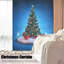 Rideaux de Noël avec impression numérique 3D ombrage avec arbre pour le salon Chambre à coucher 150 x 166 cm / 59,1 x 65,4 po