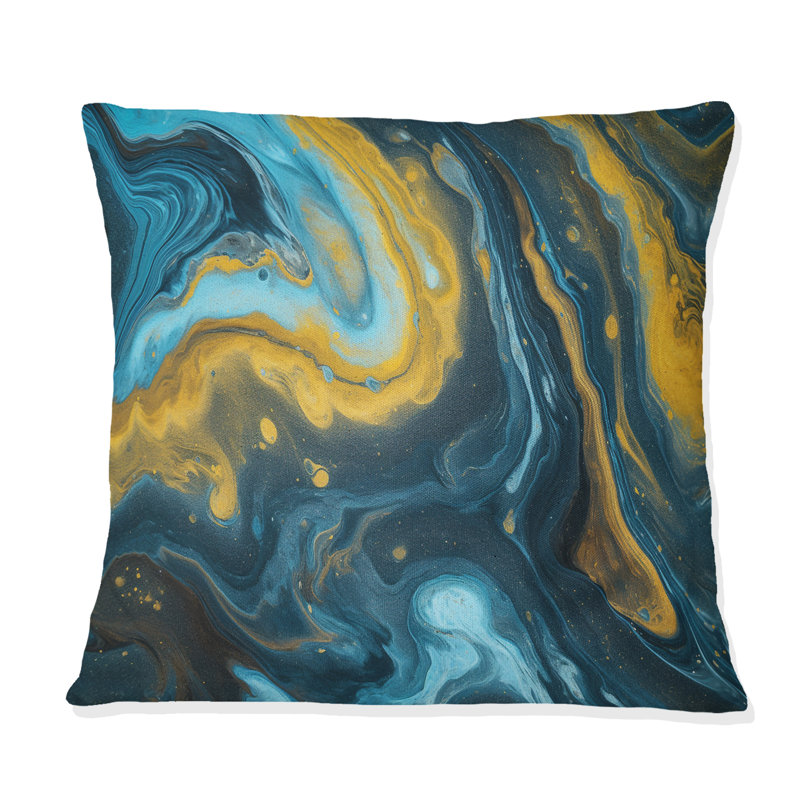 Coussin Agathe Ripple Golden Rivers