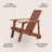 Avemaria Acacia Outdoor Adirondack Chair-801366609
