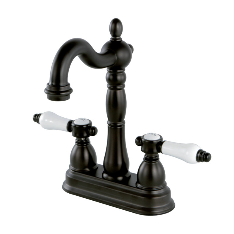 Robinet de bar bel air, Bronze huilé