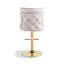 Aisja Swivel Upholstered Adjustable Height Counter Stool with Metal Frame-1690746065