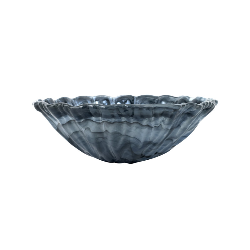 Bol moyen en verre gris Onda