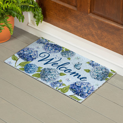 Tapis d'hortensia en PVC 28 po x 16 po
