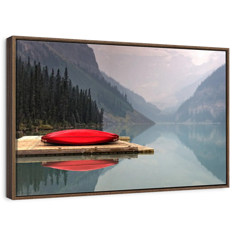 Mountain Lake Kayak, 37 po x 25 po, Cadre flottant en noyer