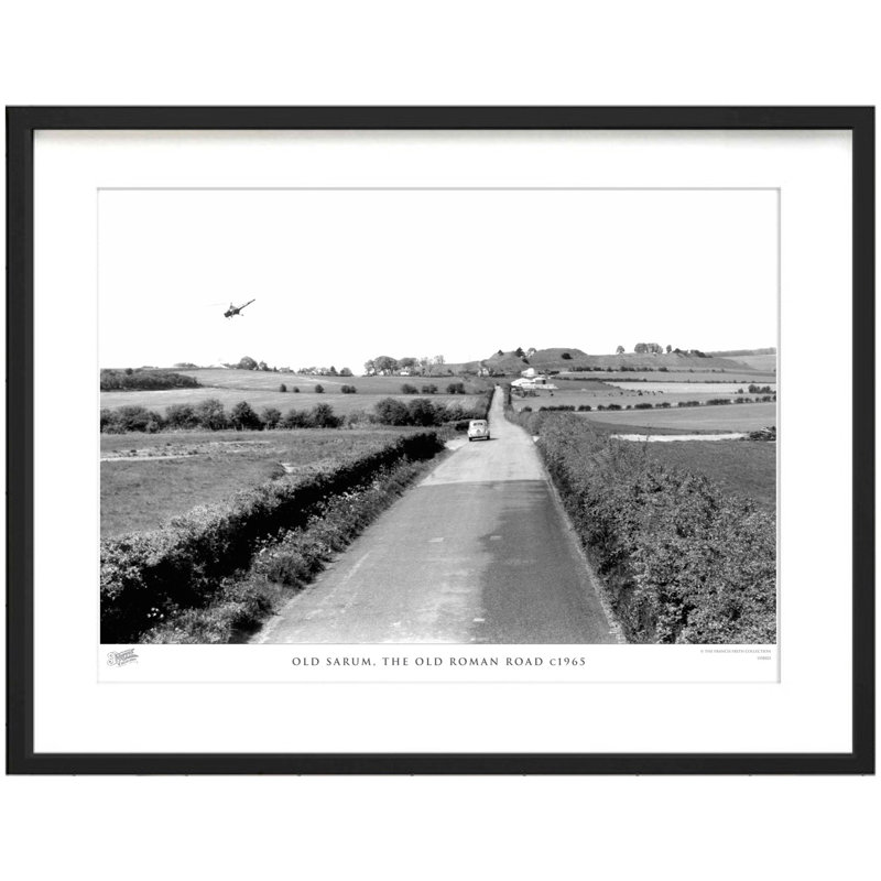 Old Sarum, The Old Roman Road C1965 - Single Picture Frame Print, 28cm H x 36cm W x 2.3cm D