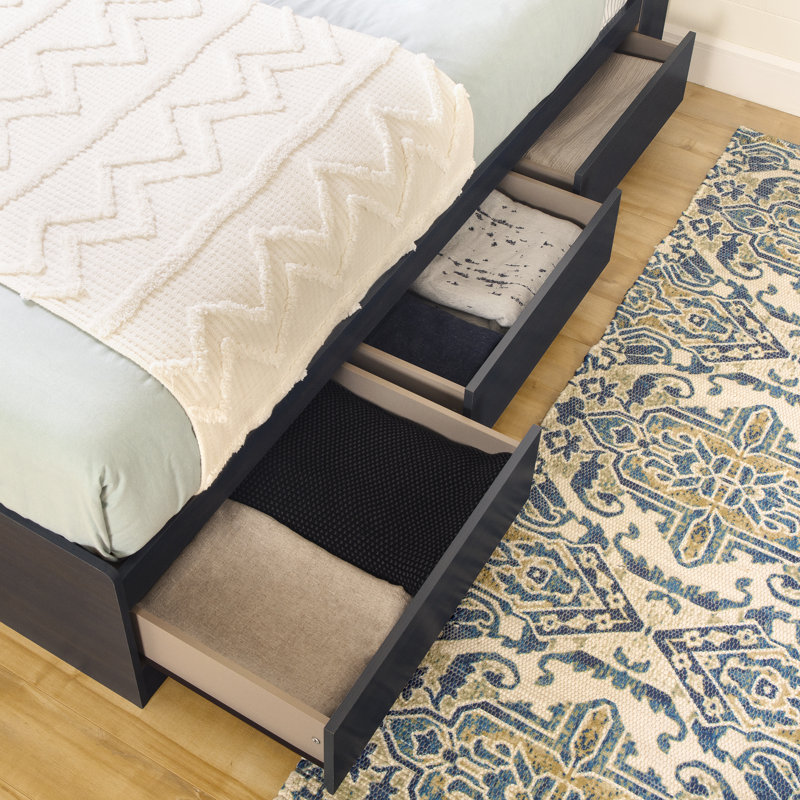 Aviron Kids Twin with Drawers, Blueberry