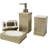 Golden Bathroom Accessories Set