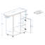 Chariot roulant compact avec rangement, armoire d'appoint