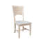 Chaise d'appoint en bois massif Kindelan-19110957