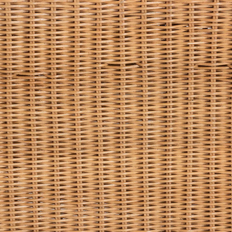 Bali & Pari Nevada Bohemian Light Honey Rattan Accent Bench