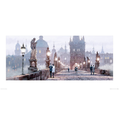 Charles Bridge by Richard Macneil - No Frame Painting