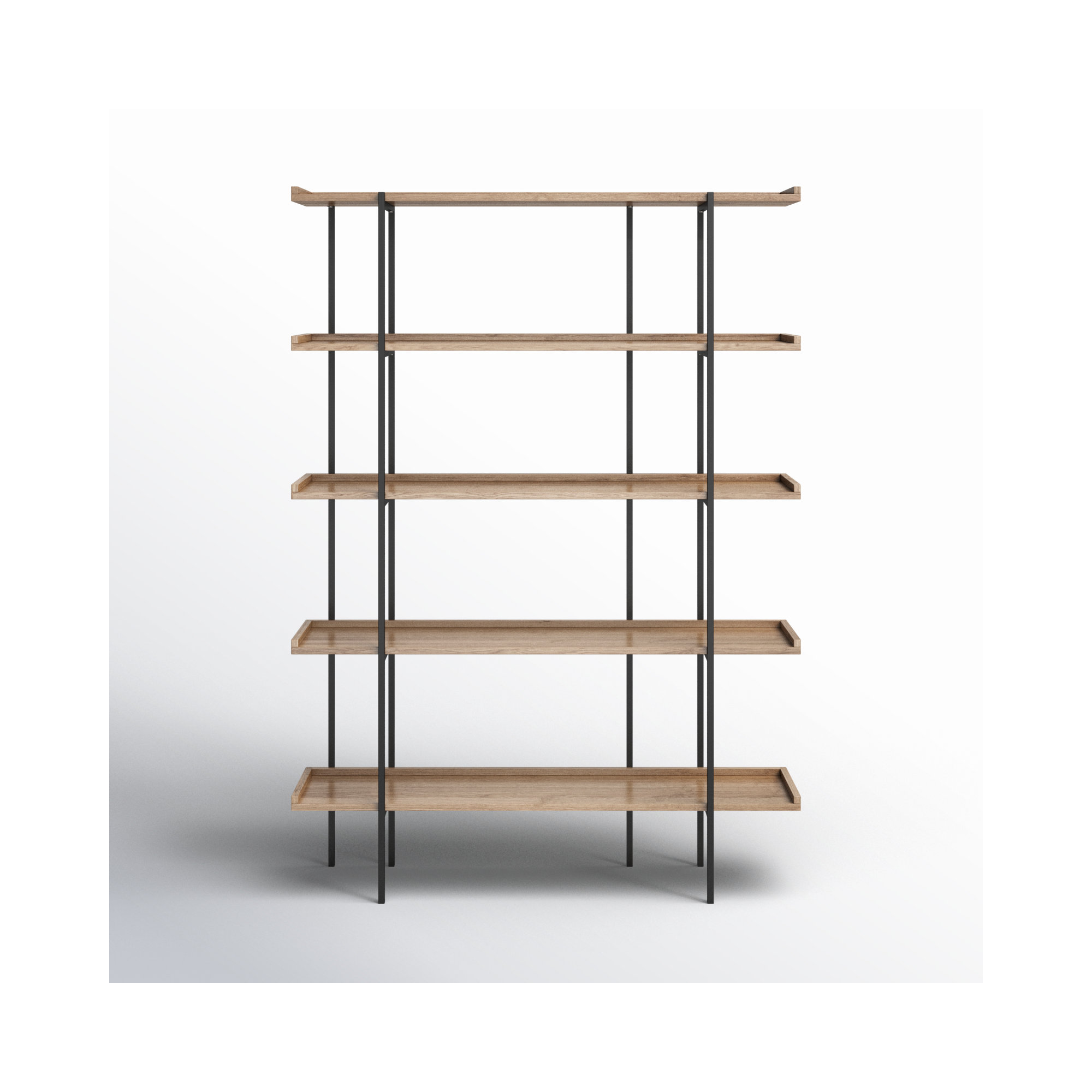 Sigmund Wide Etagere Bookcase